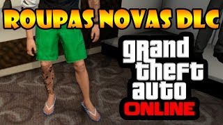 GTA V ONLINE DLC PRAIANO CORTES DE CABELO ROUPAS E TATUAGENS NOVAS NO GTA V [upl. by Martyn359]