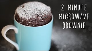 2 Minute Microwave Brownies in a Mug [upl. by Stig]