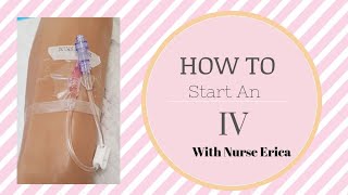 How to Start an IV [upl. by Manton416]