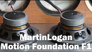 MartinLogan Motion Foundation F1  floorstanding speaker that combines technology and beauty [upl. by Nnalyrehc433]