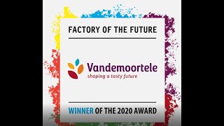 Vandemoortele Izegem wins quotFactory of the Futurequot 2020 award [upl. by Aspasia]