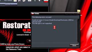 Interfaz no compatible solucion Restorator ERROR DE EXE [upl. by Ytte179]