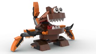 Lego Mixels Gobba  Tentro Speed Build Studio Bricklink LDD by PLegoBB [upl. by Engen]