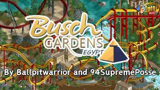 Full Park Features  Episode 4 Busch Gardens Egypt by Ballpitwarrior and 94SupremePosse [upl. by Landahl329]