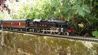 Electric O Gauge Trains Running In The Garden  July 2011  B [upl. by Dallis]