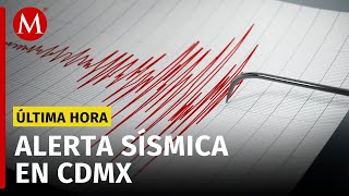 Se activa la alerta sísmica en CdMx hoy 2 de agosto [upl. by Zerep37]