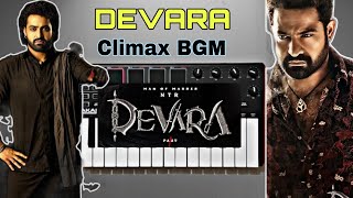 Devara Climax BGM  Piano Cover By Kalyan Allu  NTR Anirudh Koratala Siva redsea [upl. by Ruhl]