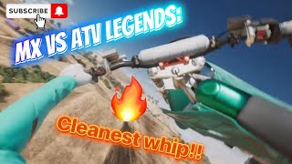 MX vs ATV Legends Cleanest Whip [upl. by Rayle182]