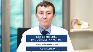 Göz bozukluğu baş dönmesi yapar mı  Op Dr Dastan Temirbekov [upl. by Vasyuta]