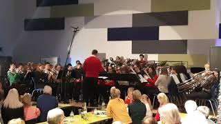 Wardle Youth Band Xmas 2019 All I Want for Christmas is You [upl. by Durgy]