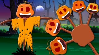 Scary Pumpkin Finger Family  Scary Nursery Rhyme Children  Halloween Song [upl. by Philipp892]