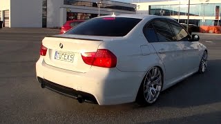 BMW 335i powerslide´s burnout revs amp lovely sound HD [upl. by Carrington]