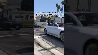 Conqette gets destroyed by Rockford hills owner❤️‍🩹gta5 gta gamer gtaonline shorts short [upl. by Tarsuss]