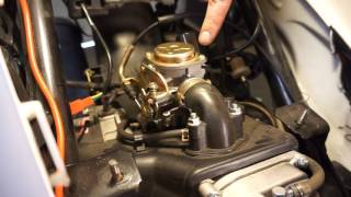 50cc or 150cc GY6 Scooter Carburetor Installation [upl. by Elleral]