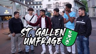 ST GALLEN hat 7000 EINWOHNER😂  St Gallen Umfrage🇨🇭 [upl. by Aisekal]