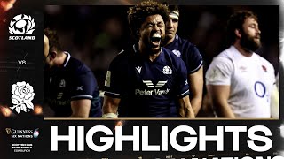 HIGHLIGHTS  🏴󠁧󠁢󠁳󠁣󠁴󠁿 SCOTLAND V ENGLAND 🏴󠁧󠁢󠁥󠁮󠁧󠁿  2024 GUINNESS MENS SIX NATIONS RUGBY [upl. by Rex]