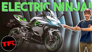 Kawasakis First Electric Motorcycles ARE HERE Kawasaki e1 and Z e1 Full Specs and Pricing [upl. by Schwerin]