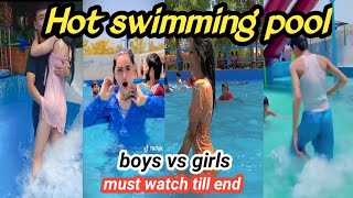 TikTok Chokragan jenake in swimming pool  chokra halak new video  Chokragan ra manshm ke [upl. by Adnilrem897]