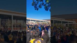 Grambling homecoming parade Rayville High School Band [upl. by Redienhcs]