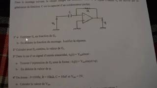 Électronique analogique  Correction dexamen 2  FST SETTAT [upl. by Atiuqer999]