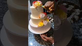 3 step cake design children day special cakecake [upl. by Arykahs]