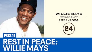 MLB legend Willie Mays dies at 93 [upl. by Filahk]