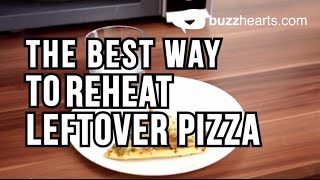 The best way to reheat leftover pizza  Lifehack [upl. by Phillips424]