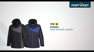 Portwest PW260  PW2 Winter Jacket  EN [upl. by Attolrahc]