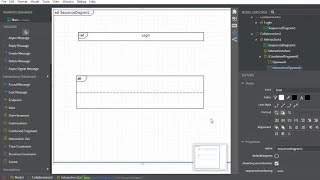 How to use Ref and Combined Fragment in Sequence Diagram  StarUML [upl. by Peery709]