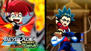 BEYBLADE BURST QUADDRIVE  Ép7 Retournement de situation   Ép8 Roar Balkesh [upl. by Leafar939]