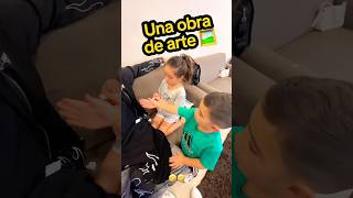 KIMA Y JUANITO LE PINTAN LA CARA A CHAKURA 😂😅  jukilop shorts kimberlyloaiza [upl. by Anirdua586]