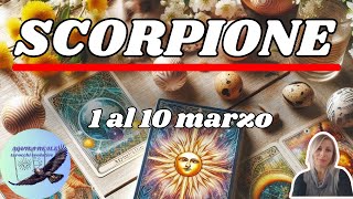 SCORPIONE MARZO 2024 LETTURA TAROCCHI [upl. by Gustavo]