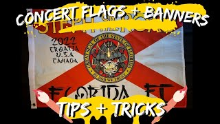 Iron MaidenConcert Flags  Banners How To My Tips [upl. by Jobyna78]