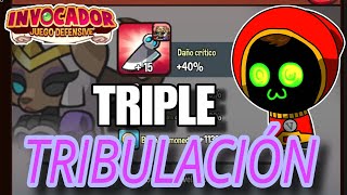 Superando Triple Tribulación con sortilegios míticos  SUMMONERS GREED [upl. by Fesuy]