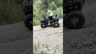 200cc off road quad atv downhill testing [upl. by Ferdy]