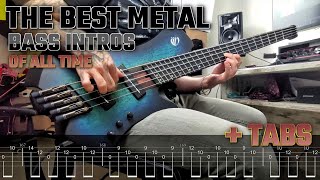 THE BEST METAL BASS INTROS OF ALL TIME  TABS [upl. by Chere]