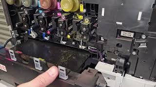 Waste Toner Removal Ricoh MP C305 [upl. by Branham]