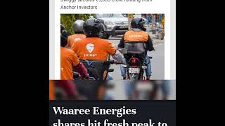 Hero motocorp 🔴 swiggy IPO 🔴 waaree energies 🛑 [upl. by Germin]