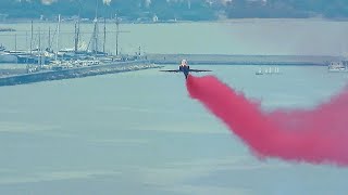 RED ARROWS 1st Display for 2024 at Athens Faliro  MultiCam 3x [upl. by Elletnwahs]