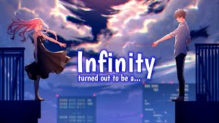 Nightcore Infinity  Jaymes Young ft KristyLee  Lyrics [upl. by Enylecoj]