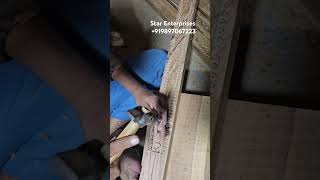 Wood Engraving Work By Star Enterprises wooden woodart woodworking shortvideo yt [upl. by Clemence164]