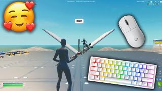 Chill ASMR🤩 1v1 BUILD FIGHT 🏆Satisfying Fortnite Keyboard Sounds [upl. by Llenyaj263]