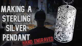 Making a Hand Engraved Pendant [upl. by Joye900]