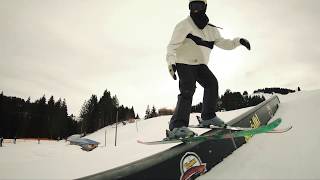 Steibis Snowpark spring skiing  Luca Schweizer [upl. by Newman932]