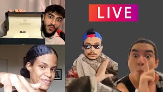 instagram live deaf Samvok and Nicole Shahid Hez Cyelifnaz 😭😡 [upl. by Shina221]