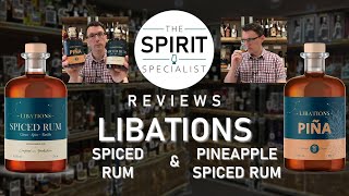 The Spirit Specialist reviews Libations Yorkshire Spiced Rum and Pina Pineapple Spiced Rum [upl. by Evalyn]