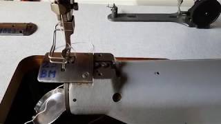 Рукавная АДЛЕР2 ADLER 205 MO25 швейная машина Sewing machine [upl. by Pelagias411]