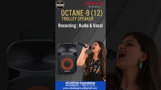 Trolley Speaker audio sound pasystem karaoke amplifier microphone speaker celestas ahuja [upl. by Joell]