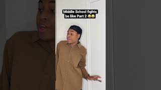 Middle School fights be like Part 2 comedy relatable skits shorts roydubois [upl. by Birkle]