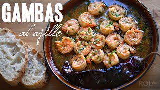 GAMBAS Al Ajillo  Spanish Garlic Shrimp [upl. by Pizor]